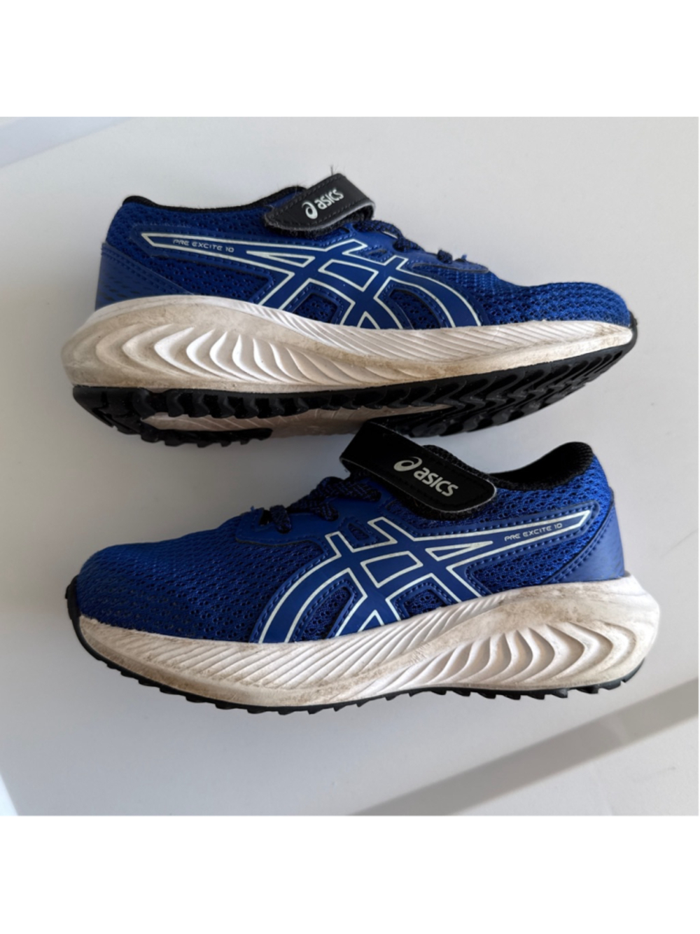 Boys ASICS Sneakers K12 Blue White